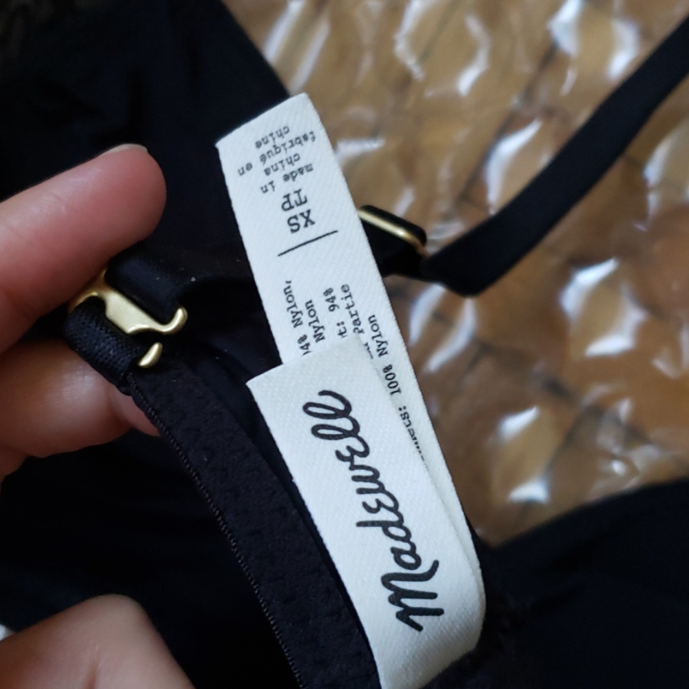 Nwt! Madewell Mesh-Trimmed Sammie Bralette - Picture 4 of 6